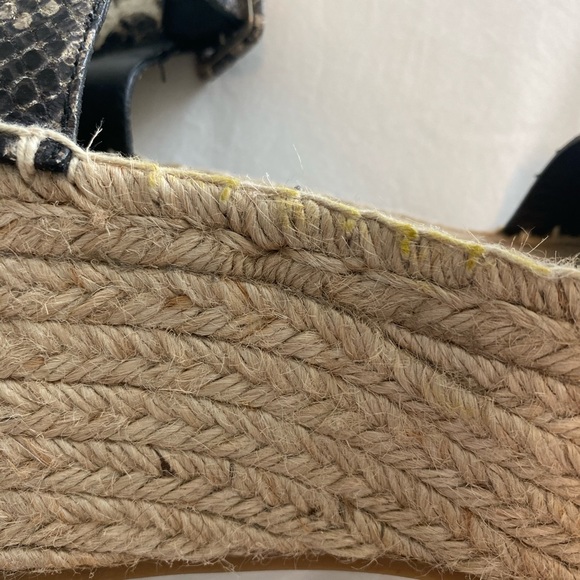 Vince Snakeskin Espadrille Wedge - Picture 5 of 5